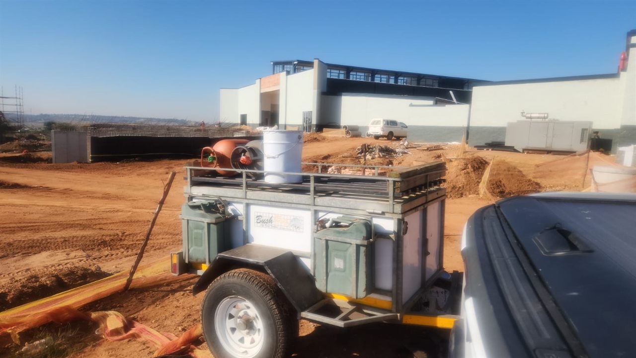 Large commercial building under construction
